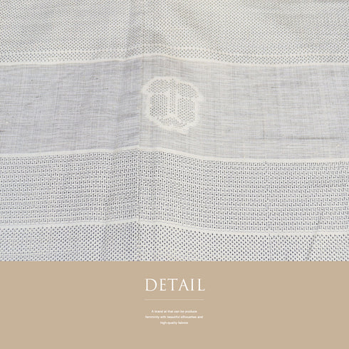 紬 リサイクル 身丈158cm 裄64.2cm 袷 横段縞に花柄 グレー Mサイズ お洒落 カジュアル 正絹 広衿 Sランク