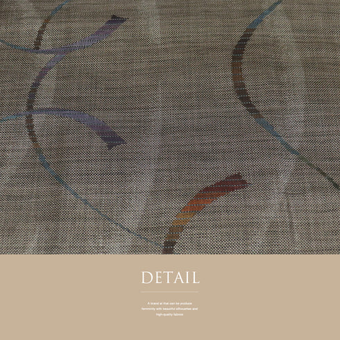 紬 リサイクル 身丈168.8cm 裄64.6cm 袷 曲線柄 ブラウン LLサイズ お洒落 正絹 広衿 Sランク