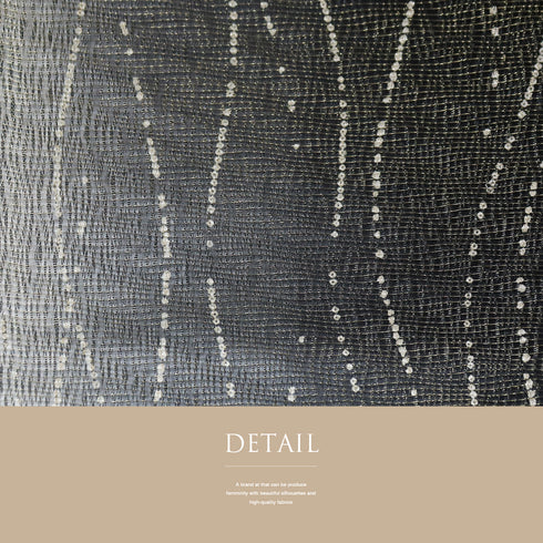 袋帯 リサイクル 帯丈460cm 全通 ぼかし織り デザイン縦枠柄 西陣織 変わり織り グレー LLサイズ 正絹 新品・未使用品 お洒落 カジュアル