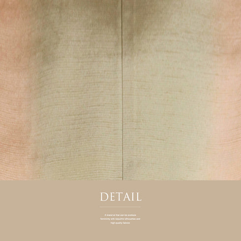 長襦袢 リサイクル 長襦袢 身丈127.8cm 裄65.6cm 袷 縦ぼかし オレンジ Mサイズ カジュアル しつけ糸 正絹 Sランク