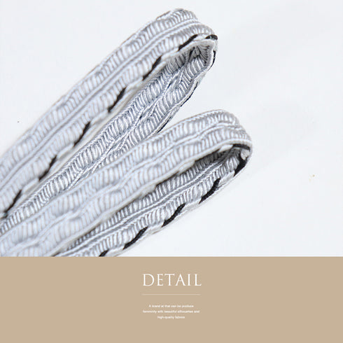 帯締め リサイクル カジュアル 手組紐 ブルー 正絹 新品・未使用品