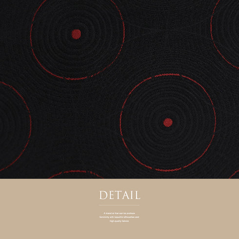 袋帯 リサイクル 帯丈420cm 六通 抽象柄 ブラック Sサイズ 正絹 Sランク お洒落