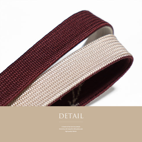 帯締め リサイクル お洒落 平組紐 レッド 正絹 新品・未使用品