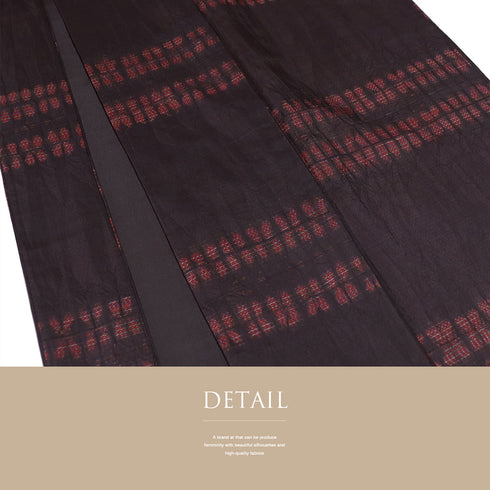 紬 リサイクル 身丈154.2cm 裄63.2cm 袷 絞り ブラウン Sサイズ カジュアル お洒落 正絹 広衿 Aランク