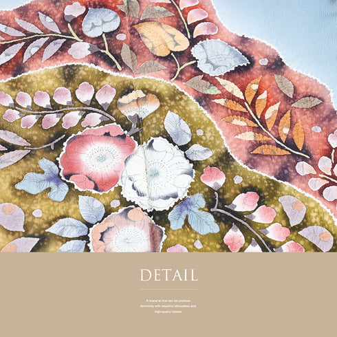 訪問着 リサイクル 身丈161.7cm 裄64.4cm 袷 辻が花 桐屋・翠山工房 絞り ブルー Lサイズ お洒落 落款 正絹 広衿 Sランク