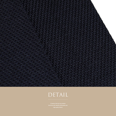 角帯 リサイクル 帯丈394cm 全通 ネイビー 正絹 Sランク カジュアル お洒落