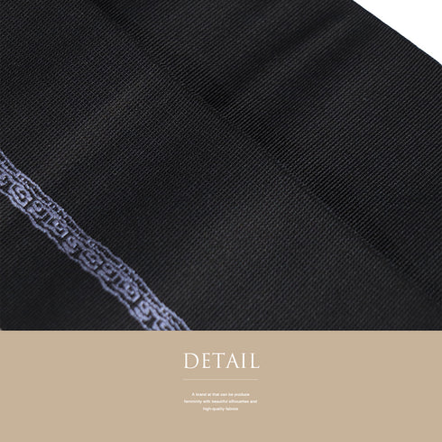 角帯 リサイクル 帯丈394cm 全通 ブラック 正絹 Sランク カジュアル お洒落