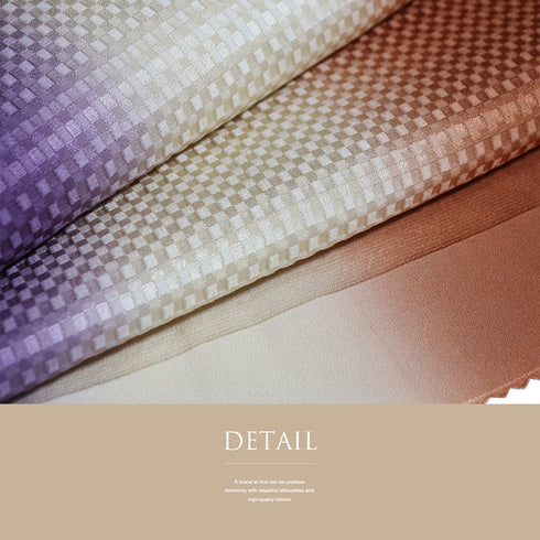 帯揚げ リサイクル お洒落 ちりめん 正絹 多色 縦ぼかし 丹後ちりめん 地紋 新品・未使用品 AG-1258