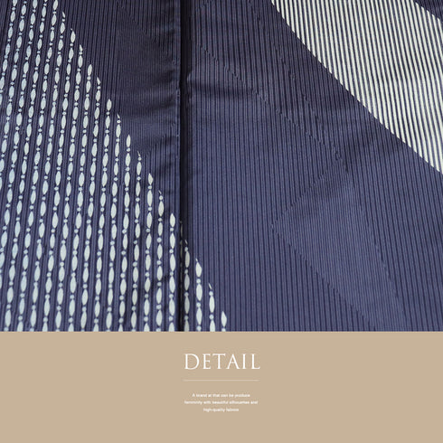 訪問着 リサイクル 身丈164.5cm 裄71.2cm 袷 裂取り柄 染め 大島紬 パープル Lサイズ お洒落 正絹 広衿 Sランク