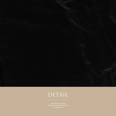 コート リサイクル 身丈79.5cm 裄67cm 袷 ベルベット 衿無し ラグラン袖 ブラック Lサイズ カジュアル 不明 Aランク