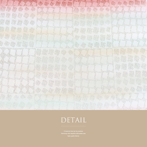 帯揚げ リサイクル お洒落 ちりめん 正絹 多色 ぼかし 未使用品