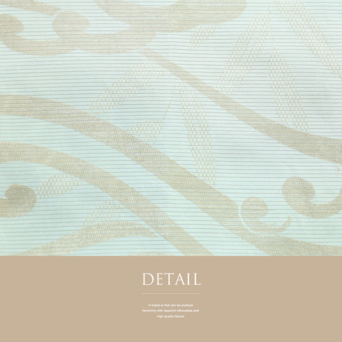 袋帯 リサイクル 帯丈432cm 六通 波模様 川島織物 ブルー Sサイズ 正絹 Sランク フォーマル お洒落