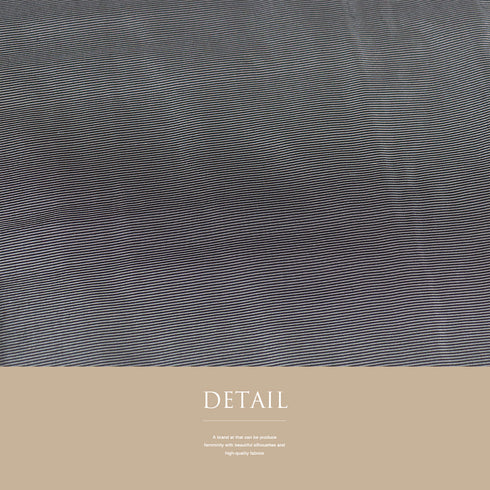 アンサンブル 男物 リサイクル 身丈148cm 裄68.6cm 羽織丈96cm 袷 細横縞柄 グレー Mサイズ お洒落 カジュアル しつけ糸 不明 棒衿 Sランク