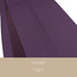 色無地 リサイクル 身丈161.2cm 裄65cm 袷 パープル Lサイズ セミフォーマル お洒落 一つ紋 ポリエステル 洗える着物 バチ衿 地紋なし Sランク
