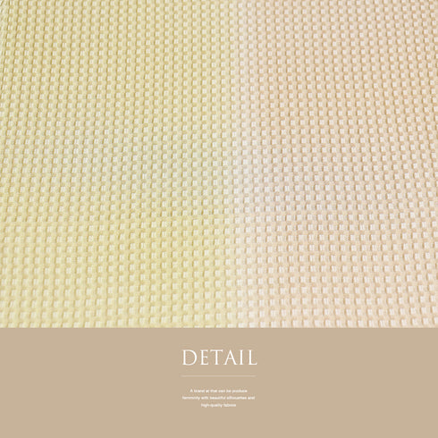 帯揚げ リサイクル お洒落 ちりめん 正絹 イエロー 縦ぼかし柄 丹後ちりめん 未使用品 AG-1278