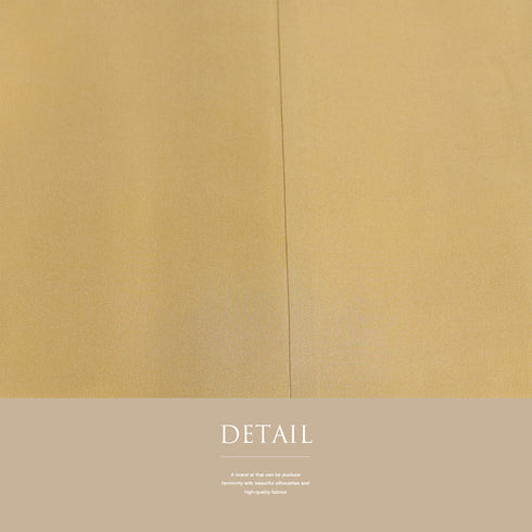 長襦袢 リサイクル 長襦袢 身丈122cm 裄62cm 袷 袖裏色違い イエロー SSサイズ 正絹 Sランク