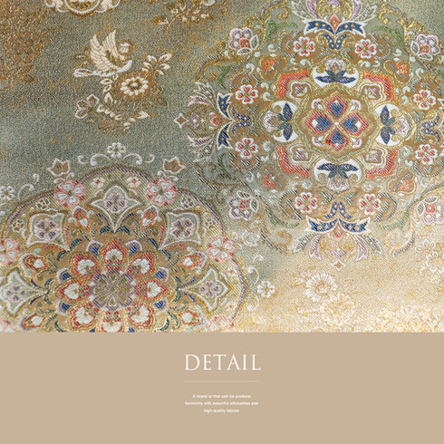 袋帯 リサイクル 帯丈430cm 六通 本金箔 錦繍天平華文柄 ゴールド Sサイズ 正絹 新品・未使用品 フォーマル セミフォーマル