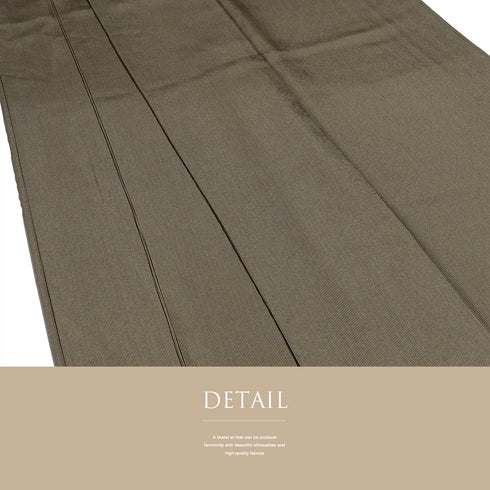 江戸小紋 リサイクル 身丈154.5cm 裄66.6cm 袷 縞模様 ブラウン Sサイズ セミフォーマル お洒落 一つ紋 正絹 広衿 未使用品