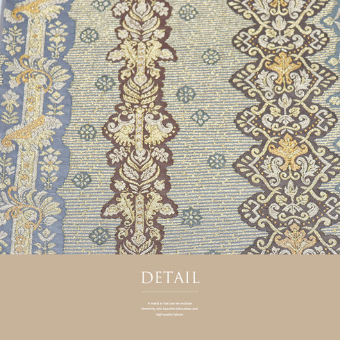 袋帯 リサイクル 帯丈442cm ポイント柄 縦縞柄 グレー Mサイズ 正絹 新品・未使用品 セミフォーマル お洒落