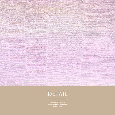 帯揚げ リサイクル お洒落 ちりめん 正絹 ピンク 地紋 未使用品