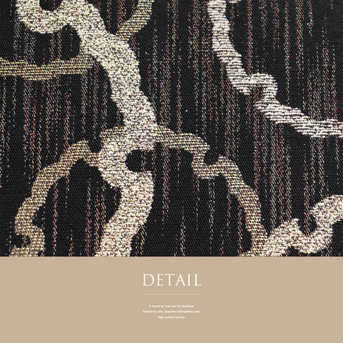 草履・バッグセット リサイクル カジュアル ブラウン 正絹 未使用品 雪輪柄