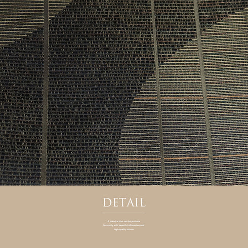 袋帯 リサイクル 帯丈438cm 六通 縦線に半円模様 ブラック Mサイズ 正絹 Sランク お洒落