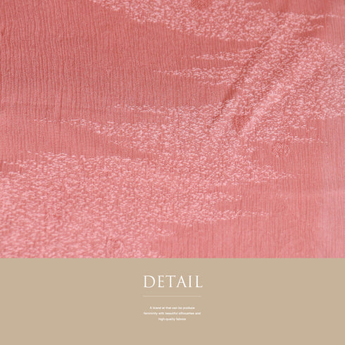 帯揚げ リサイクル 綸子 正絹 ピンク お洒落 新品・未使用品 AG-1118