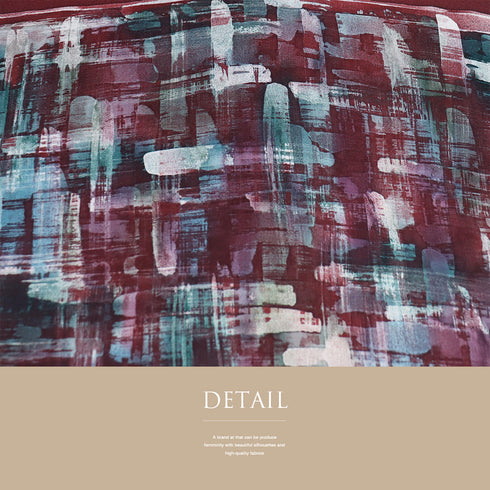 名古屋帯 リサイクル 帯丈363.5cm ポイント柄 抽象柄 塩瀬 レッド Mサイズ 正絹 Sランク お洒落 カジュアル