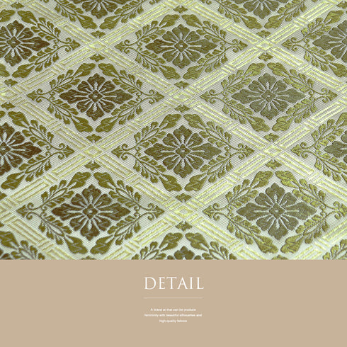 袋帯 リサイクル 帯丈424cm 六通 有職文様 イエロー Sサイズ 正絹 Sランク フォーマル お洒落