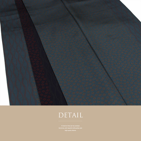 小紋 リサイクル 身丈160cm 裄64.4cm 袷 小花にデザイン縦わく柄 グレー Mサイズ お洒落 カジュアル 正絹 広衿 Sランク