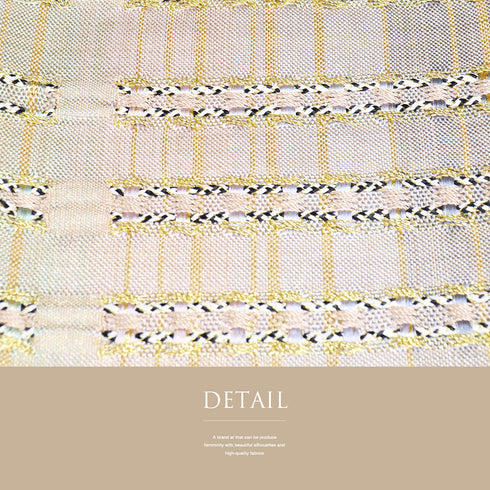 袋帯 リサイクル 帯丈440cm ポイント柄 りぼん織り 多色 Mサイズ 正絹 新品・未使用品 お洒落