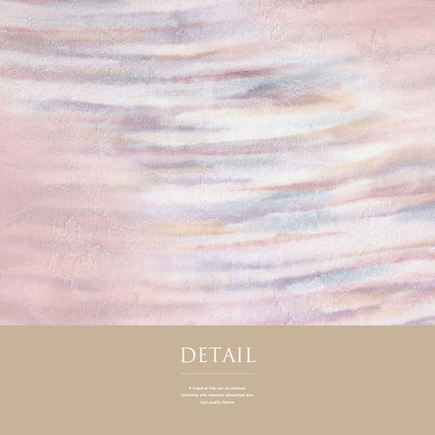 帯締め・帯揚げセット リサイクル カジュアル 平組紐 ちりめん パープル 正絹 新品・未使用品 夏物