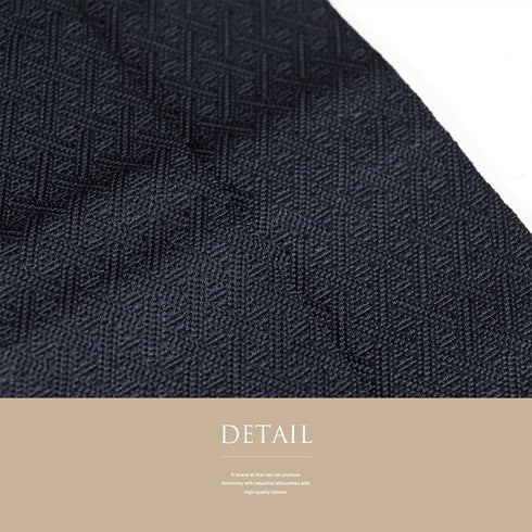 角帯 リサイクル 帯丈396cm 全通 本場筑前博多織 ネイビー SSサイズ 正絹 未使用品 カジュアル お洒落