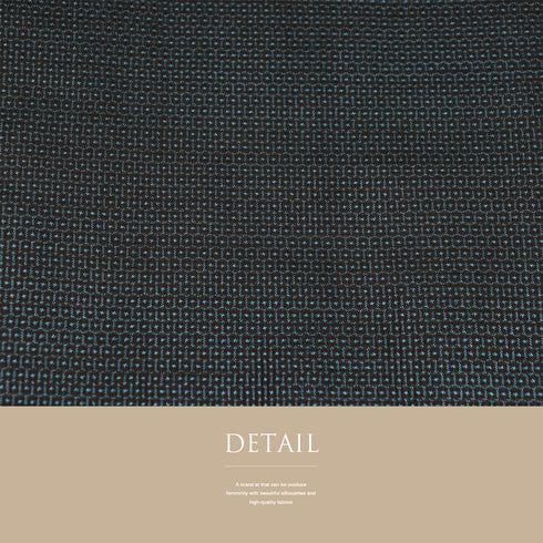 アンサンブル 男物 リサイクル 身丈145cm 裄71.2cm 羽織丈98cm 袷 大島紬 ネイビー Mサイズ お洒落 カジュアル しつけ糸 正絹 棒衿 Sランク