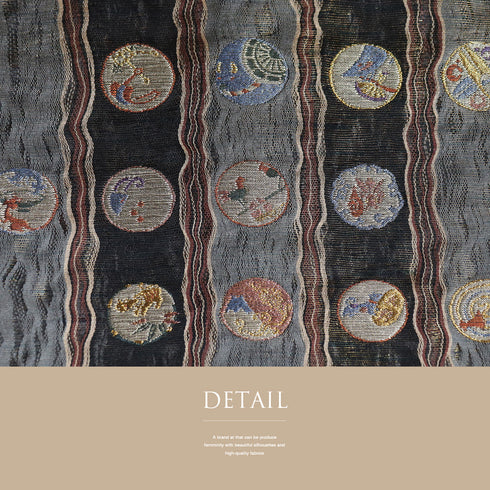 袋帯 リサイクル 帯丈450cm ポイント柄 星座柄 多色 Lサイズ 正絹 Sランク お洒落