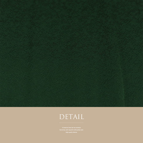 色無地 リサイクル 身丈157.3cm 裄66cm 袷 グリーン Mサイズ お洒落 正絹 広衿 地紋あり Sランク