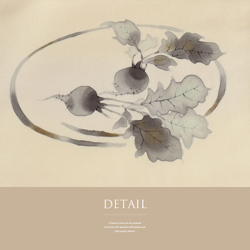 名古屋帯 リサイクル 帯丈374cm ポイント柄 塩瀬 カブ柄 ベージュ Mサイズ 正絹 Aランク お洒落 落款