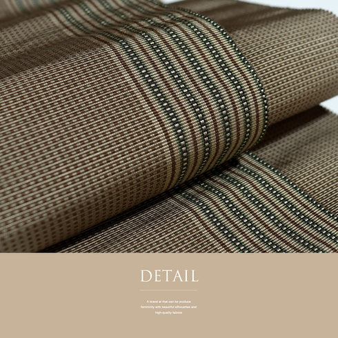 角帯 リサイクル 帯丈412cm 全通 ブラウン SSサイズ 正絹 Sランク カジュアル お洒落