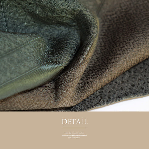 道行コート リサイクル 身丈88.5cm 裄65.2cm 袷 霞に花菱柄 地紋 多色 Mサイズ お洒落 正絹 Sランク