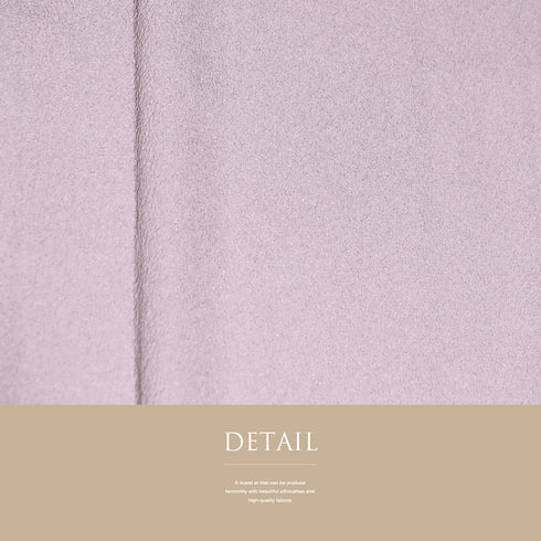 色無地 リサイクル 身丈163cm 裄64.2cm 単衣 長襦袢セット ピンク Lサイズ セミフォーマル お洒落 一つ紋 ポリエステル 洗える着物 バチ衿 Sランク