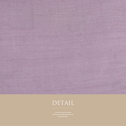 結城紬 リサイクル 身丈154.5cm 裄64.4cm 袷 パープル Sサイズ お洒落 証紙 一つ紋 正絹 広衿 Sランク