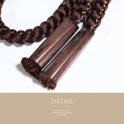 帯締め カジュアル 丸組紐 多色 正絹 新品・未使用品