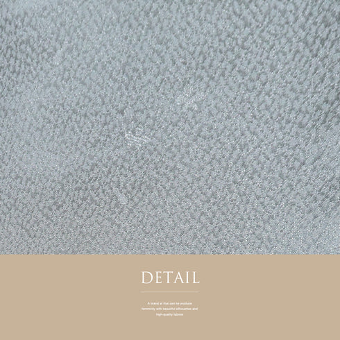 色無地 リサイクル 身丈162.2cm 裄67.2cm 袷 グレー Lサイズ フォーマル お洒落 三つ紋 しつけ糸 正絹 広衿 地紋あり Sランク