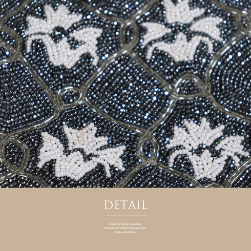 バッグ ブラック ビーズ Sランク ビーズバック