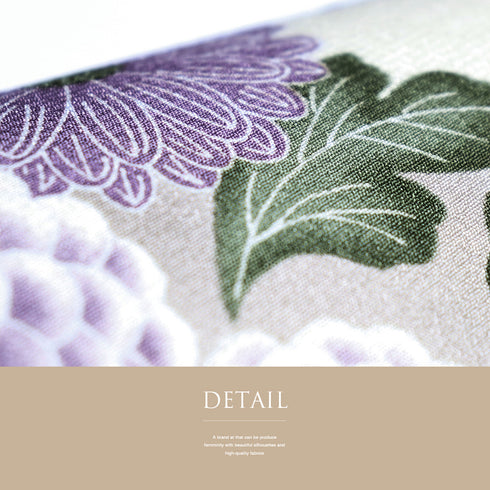 京袋帯 リサイクル 帯丈384cm 全通 菊柄 一重太鼓 撫松庵 ベージュ Lサイズ ポリエステル 新品・未使用品 カジュアル お洒落