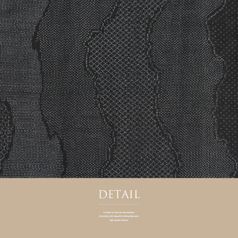 結城紬 リサイクル 身丈171cm 裄68.4cm 袷 ゆったりサイズ 百亀甲絣柄 奥順製 ブラック LLサイズ カジュアル お洒落 証紙 正絹 広衿 Sランク