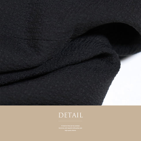 道中着 リサイクル 身丈95cm 裄68cm 袷 両面 地紋 ブラック Lサイズ お洒落 正絹 Sランク