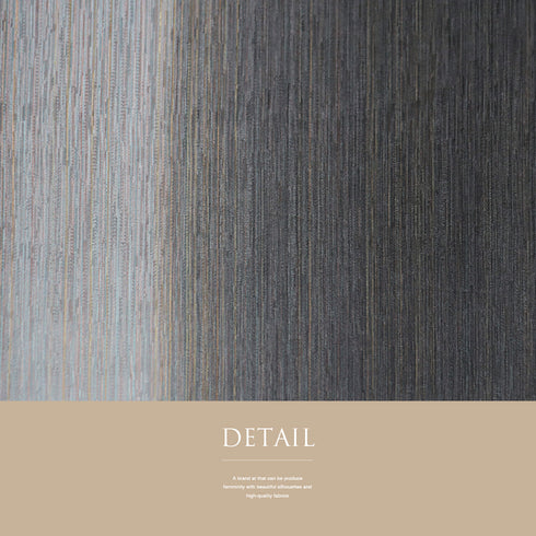 小紋 リサイクル 身丈157.6cm 裄65.6cm 袷 縦ぼかし柄 地紋 グレー Mサイズ お洒落 カジュアル 正絹 広衿 Aランク