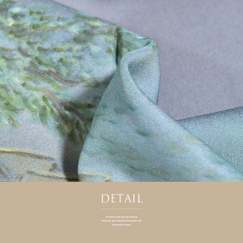 訪問着 リサイクル 身丈167.5cm 裄66.4cm 袷 京都嵐山渡月橋柄 箔 パープル LLサイズ お洒落 正絹 広衿 Sランク