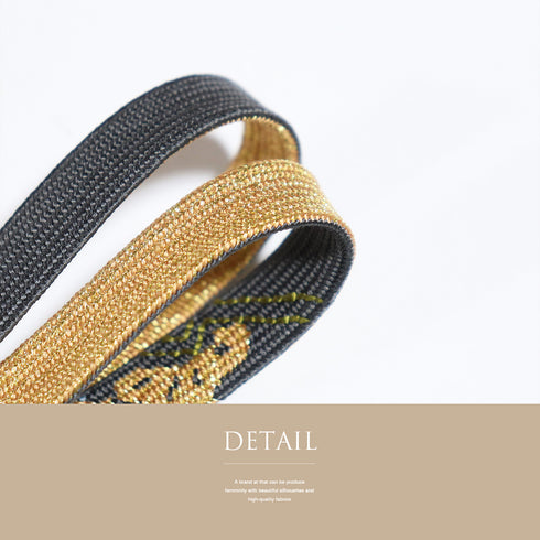 帯締め リサイクル セミフォーマル 平組紐 グリーン 正絹 新品・未使用品